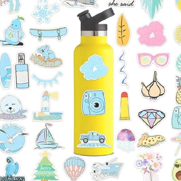 70 pcs VSCO Girl Pack Set Scrunchie Sticker Shell main image 7